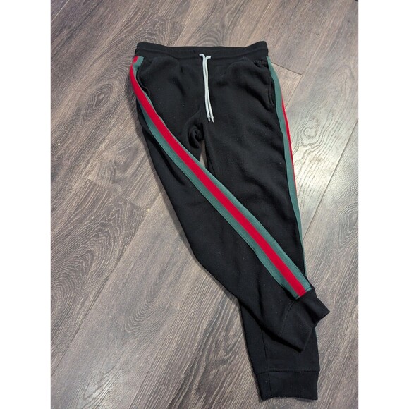 Southpole Sweatpants Mens M Black Pull On Stretch Drawstring Joggers Casual Y2K - Picture 2 of 5